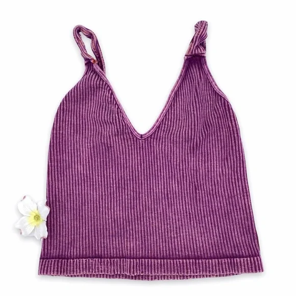 NEW Free People Washed Seamless Crop, XS/S - Picture 6 of 14